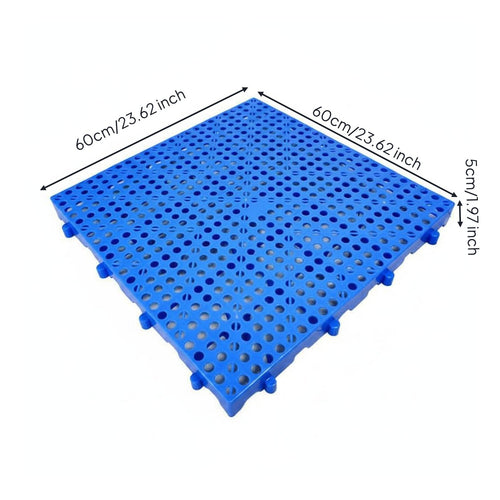 Ventilated Pallet Board Wear Resistant Storage Deck Anti-Slip Heavy Duty Grid Mat for Basement