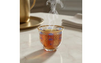 Middle Eastern Design Tea Glass Heat-Resistant Arabic Coffee Cup Handleless