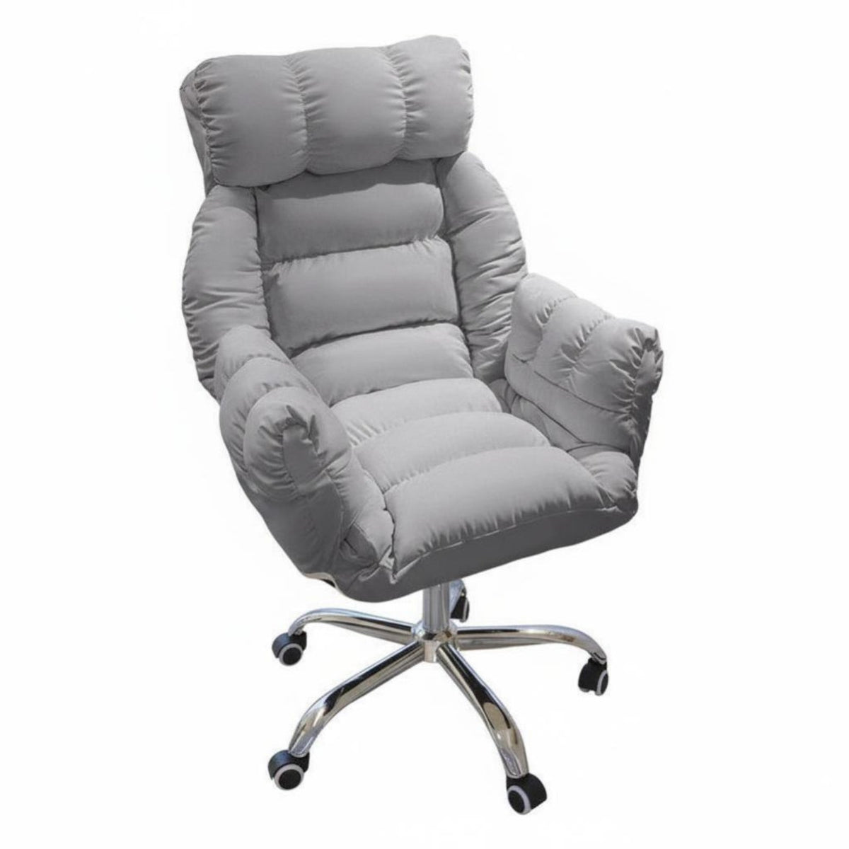 Upholstered Armchair with Footrest Reclining Rearrest Upholstered Recliner with Footrest Luxuriously Padded Paddinging Padded