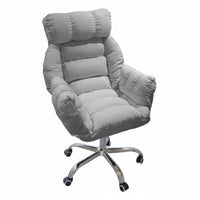 Upholstered Armchair with Footrest Reclining Rearrest Upholstered Recliner with Footrest Luxuriously Padded Paddinging Padded