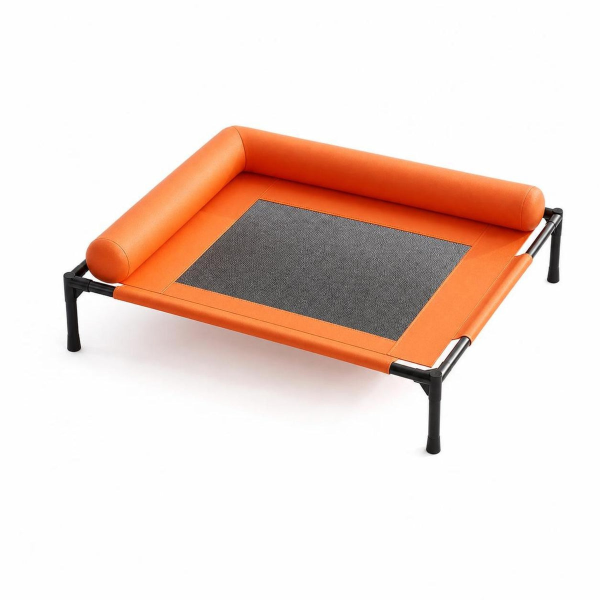 Outdoor Elevated Dog Bed with Padded Sides Long-Lasting Padded Sides Pet Cot Lightweight Raised Pet Cot with Mesh Washable for Dogs