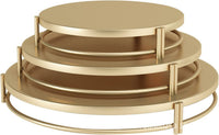 Gold Wedding Dessert Stand and Fruit Plate Set