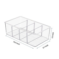 Tea Packet Organizer Transparent Tea Storage Box Multi-Purpose for Pantry