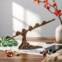 Tree Sculptural Candelabra Holder Antique Candelabra Timeless Candle Holder for Mantel