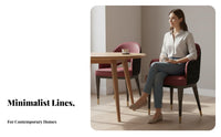 Upholstered Shell Chair Modern Design Seating Furniture Soft Upholstery Thickly Cushioned for Homeowners, Adults