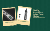 Cordless rechargeable electric screwdriver