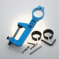 Aluminum Alloy Drill Fixed Stand Clamp Mount Drill Clamping Stand Hex Key Included for Workbench