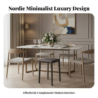 Stackable Saddle Stool Space-Saving Dining Seat Minimalist Design for Homeowners