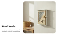Wall Mounted Key Case Easy to Install Vintage Key Storage Box Great Gift Home Organization for Hallway