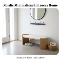 Fabric Top Entryway Stool Nordic design Upholstered Bench multi-functional Use Modern Design for Homeowners, Renters