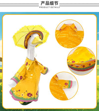 Pet Raincoat Goose Costume for Festive Occasions