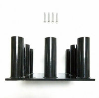 Stable Base Vertical 9-Hole Barbell Rack Insert for Olympic Bar Storage