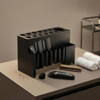 Hair Salon Tool Organizer with Slots Salon Organizer Rigid for Barbershop