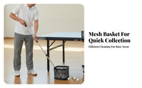 Racket Sport Pong Sphere Picker Portable Table Racket Sport Sphere Collector Sports Training Aid Lightweight Large Capacity
