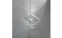 Square Shower Drain 304 Stainless Steel Floor Drain with Anti-Odor Core Rust-Resistant for Washroom, Kitchen