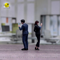 1/64 Scale 'Moyu Duo' Miniature Scene Model with 3D Color-Printed Resin Figures