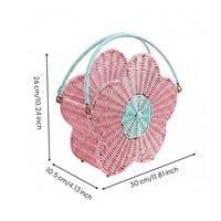 Woven Flower Basket Handmade Flower Basket Lightweight for Living Room