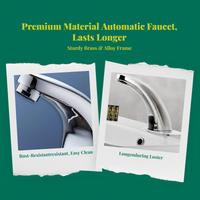 Infrared kitchen faucet with temp control