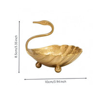 Swan Tray Vintage Style Brass Tray Easy to Clean