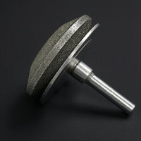 Diamond Lawn Mower Blade Grinder Abrasive Mower Blade Grinder Easy to Use Grinding Stone with Shank Sturdy for Gardeners, DIYers, Workshop, Garage