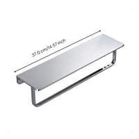 Towel Rack, Brass Double Bar, Wall-Mounted, Rustproof