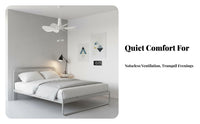 Quiet Operation Dormitory Bed Fan Compact Design Small Hanging Fan Strong Wind Cooling Appliance Easy Installation for Students, Kids, Bedroom, Office