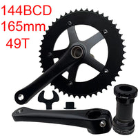 Road Bike Integrated Crank 165mm with 49T Chainring and BB