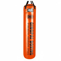 Hanging Punching Bag Construction Heavy Striking Bag PU Leather Fighting Sports Gear for Fighting Artists, Professionals, Dojo