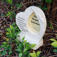 Pet Grave Marker Frame Outdoor Use Pet Memorial Stone Weather-Resistant for Yard