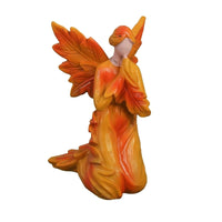 Fall Angel Figurine Tabletop Display Desktop Angel Ornament Thanksgiving Decor Highlight