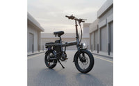 Mini Folding Electric Bike Lightweight Portable Electric Bike Compact Folding Ebike Shock Absorption for Commuting, City Travel