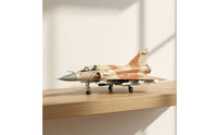Fighter Jet Model 2000C Detailed 2000C Fighter Jet Model Realistic for Aviation Fans, Shelf
