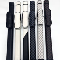 Billiard Cue Tube, Oval, Leather-like PU, for 2/1 Cues, Solid or Two-tone