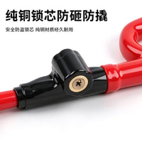 Adjustable Car Steering Wheel Lock with Hook, Universal Anti-Theft Lock for Clutch and Accelerator Pedals
