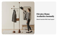 Treetype Coat Stand Space-Saving Home Furnishing Easy Assembly for Living Room