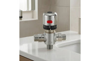 Thermostatic Mixing Device Temperature Control Thermostatic Shower Mixing Device Inline for Plumbers, Washroom