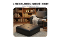 Square Block Stool Minimalist Design Upholstered Cube Seat connectable Padded Top for Bedroom, Home Office