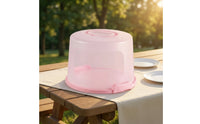 Transparent Cake Carrier with Dome Clear Cake Carrier with Handle Portable Reusable for Home Bakers, Parties, Kitchen
