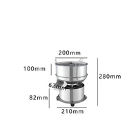 Electric Vibrating Sieve Multi-Purpose Stainless Steel Powder Sifter