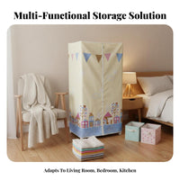 adaptable Panel Wardrobe particle-resistantresistant Household Storage Partitiindividuald Design