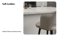 Upholstered rotating High Stool Easy to Clean Upholstered rotating Stool for Adults