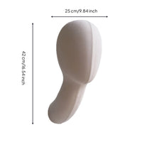 Mannequin Head with Long Neck Professional Wall Mannequin Head rack for Shop Owners