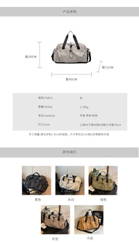 跨境运动训练健身包可扩展轻便大容量旅行包潮时尚出差露营收纳袋