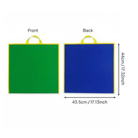 Double-Sided Felt Board Large Play Area Standing Story Board Lightweight and Educational Toy for Teachers, Young Children