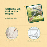 Adjustable silicone squeegee