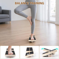 Wooden Foot Stretcher Board, Non-Slip Ankle Stretcher, Standing Single-Leg Ballet Balance Trainer