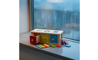 Educational Shape Sorter with Drawers Easy to Grasp Drawer Box with Shape Blocks Safe Child-Led Learning Drawer Toy Sensory for Preschoolers, Toddlers, Kids, Classroom, Playroom