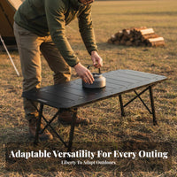 customizable Camp Desk IGT Compatible space-saving Camp Table Foldable for outdoor meal, outdoor enthusiasts