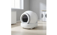 Enclosed Self-Cleaning Litter Box with App Control Anti-Scatter Self-Cleaning Litter Box with Waste Drawer Easy to Maintain for Cat Owners, Indoor, Apartments