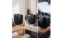 Temperature Controlled Mini Fridge with Digital Display Compact Mini Fridge Two-in-oneUse Portable Refrigerator Quiet for Bedroom